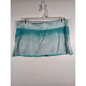 Nike Dri-Fit Ombre Green Mini Skirt Shorts Skort Pickleball Tennis Size XL